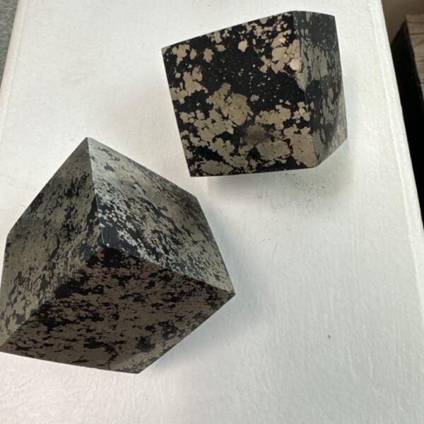 Marcasite Standing Cube