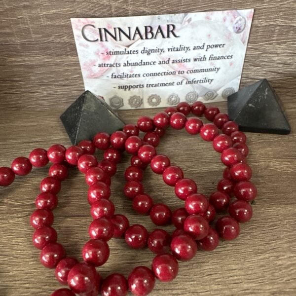 Cinnabar Bracelet- Prosperity