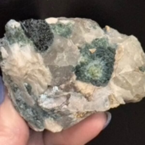 Blue Green Tourmaline lepidolite Mica