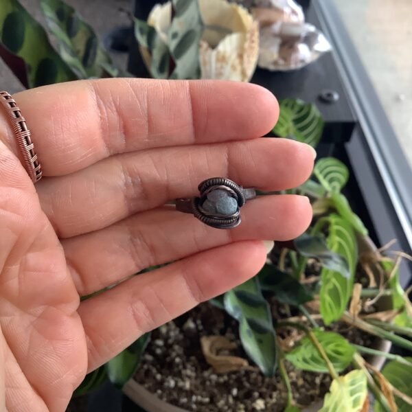 Grape Agate Copper Ring
