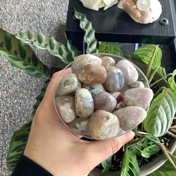 Flower Agate Tumble