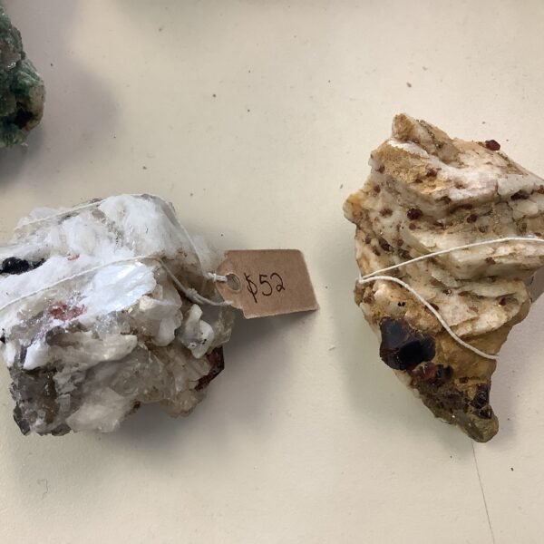 Garnet on Albite