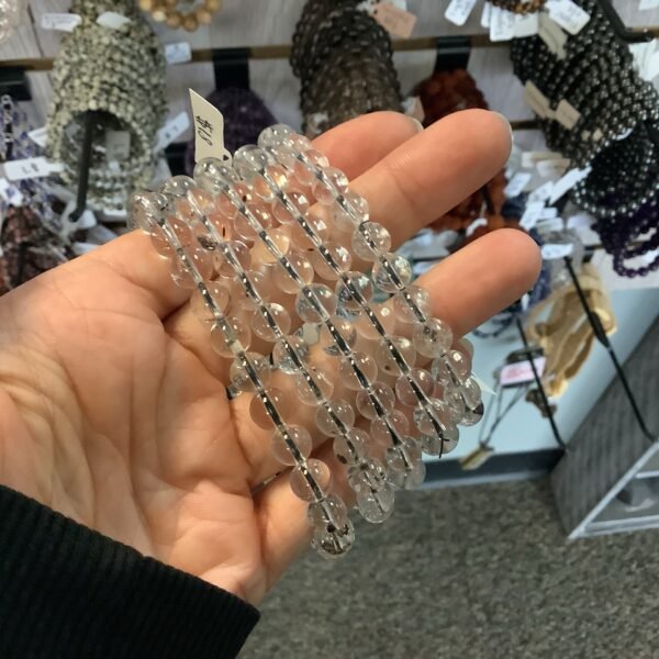 Herkimer Diamond bracelet 8mm