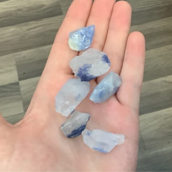 Dumortierite in quartz