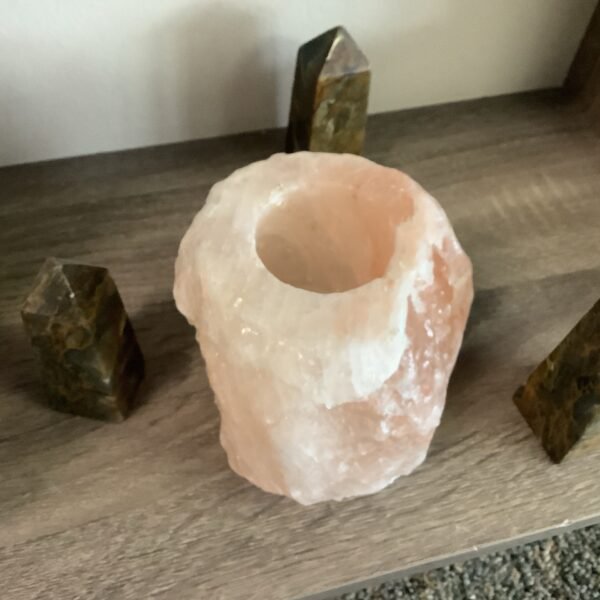 Salt Candle Holder Large