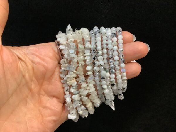Rainbow Moonstone High Flash Bracelet