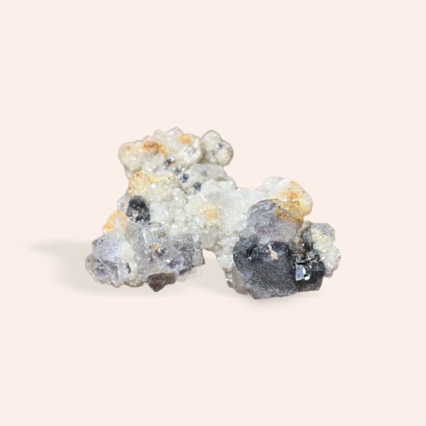 Purple and Black Fluorite