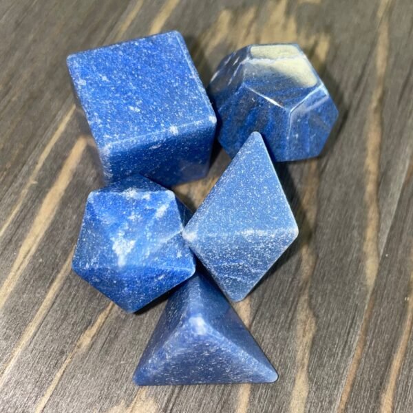 Blue Aventurine Platonic Shape Sets