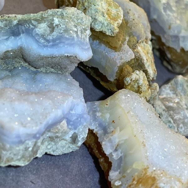 Blue Lace Agate Druzy Specimen