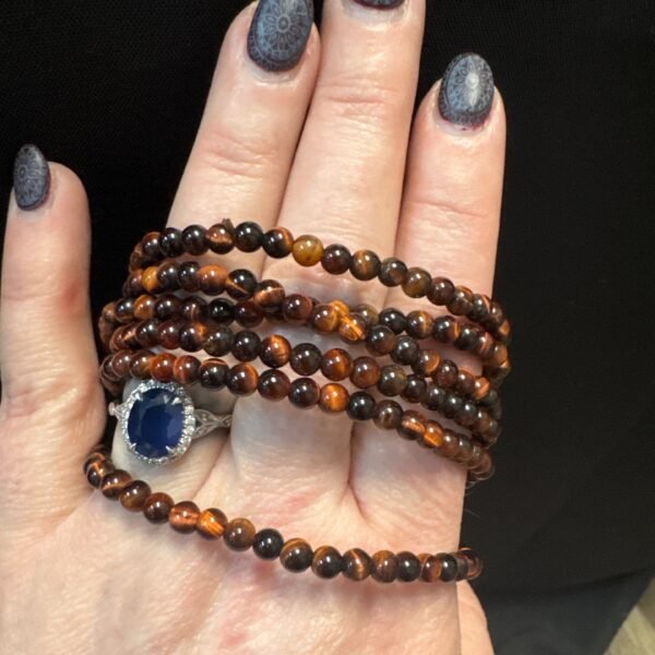 Red Tigers Eye Bracelet 4mm