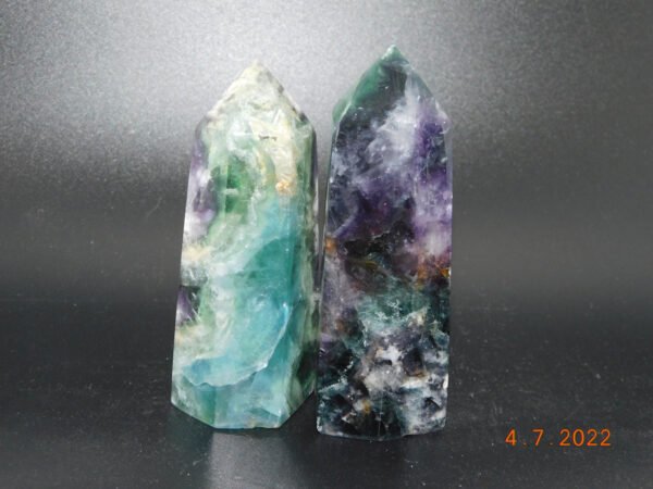 Snowflake Silk Fluorite Tower