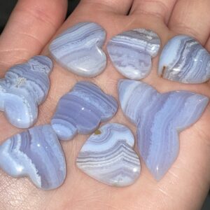 Blue Lace Agate Cabochon