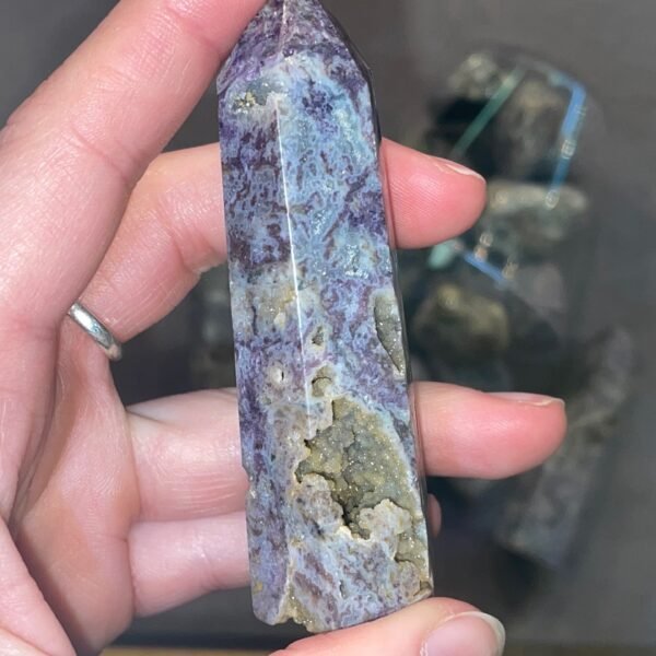 Purple Sphalerite Towers
