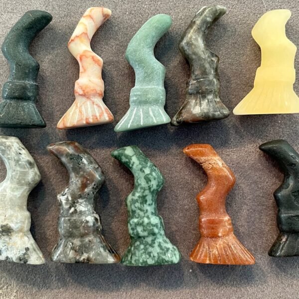 Witch broom carving