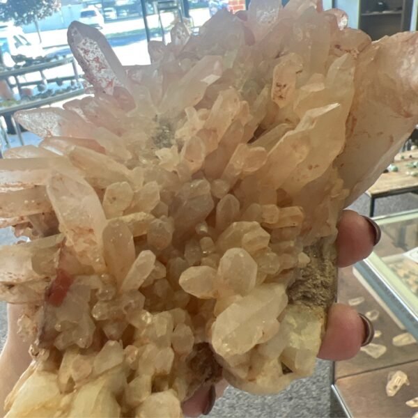 Pink Quartz Cluster Specimen