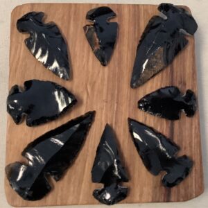 Obsidian Arrow Heads