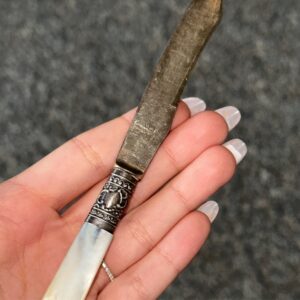 Sterling Silver Pearl Knife