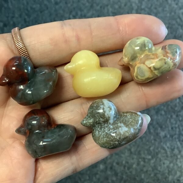 Orange Calcite ducks