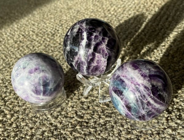 Rainbow Fluorite Sphere