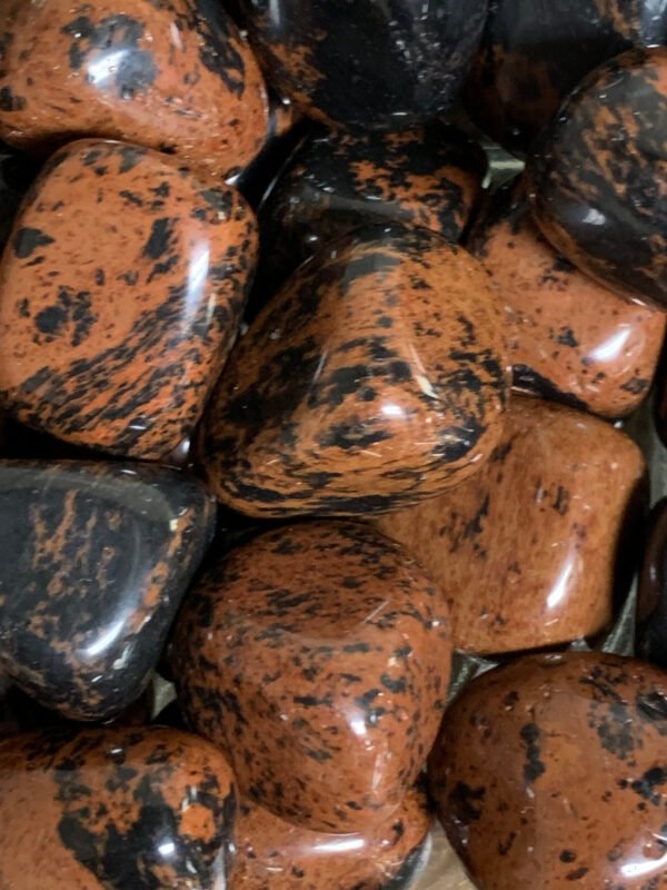 Mahogany Obsidian Tumbles