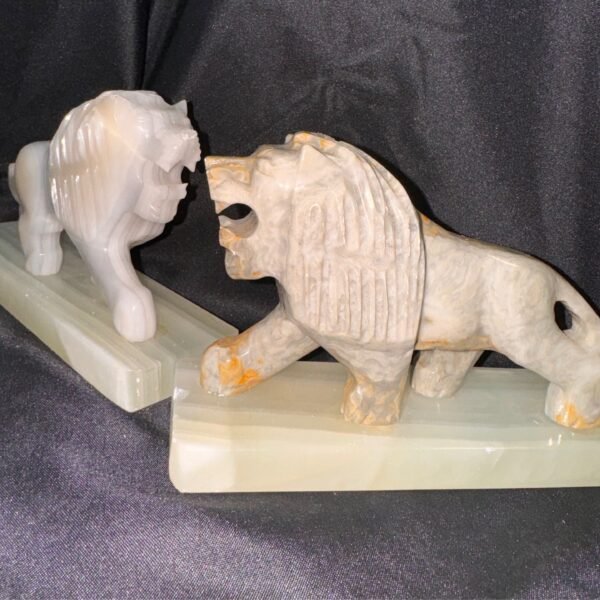 Lion Carvings Large 19cm x 13cm